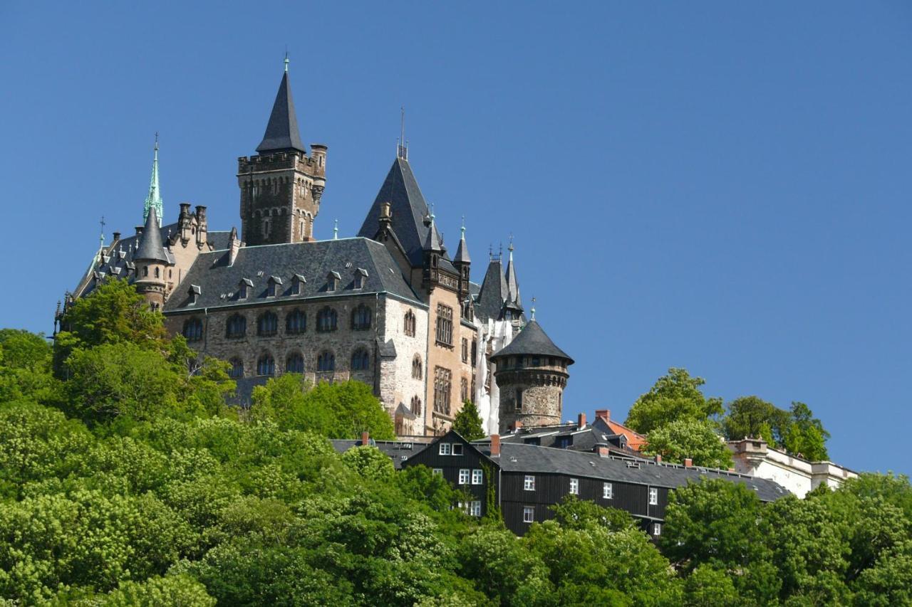 Villa Harz im Glück - Fachwerkhaus für zwei in Wernigerode Exterior foto